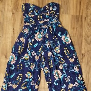 Band of gypsies strapless jumpsuit